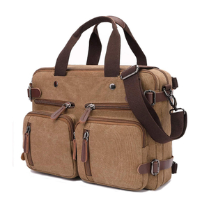 Custom Backpack Vintage Messenger Bag Men Canvas Handbag