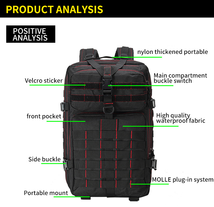 45L Army Assault Backpack Тактический военный большой рюкзак